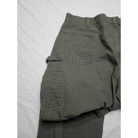 Carhartt Men's Green Loose Fit Cargo Carpenter Pants Size 44 x 32 Gorpcore - Picture 8 of 9